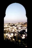 Granada - Town through Generalife Arch